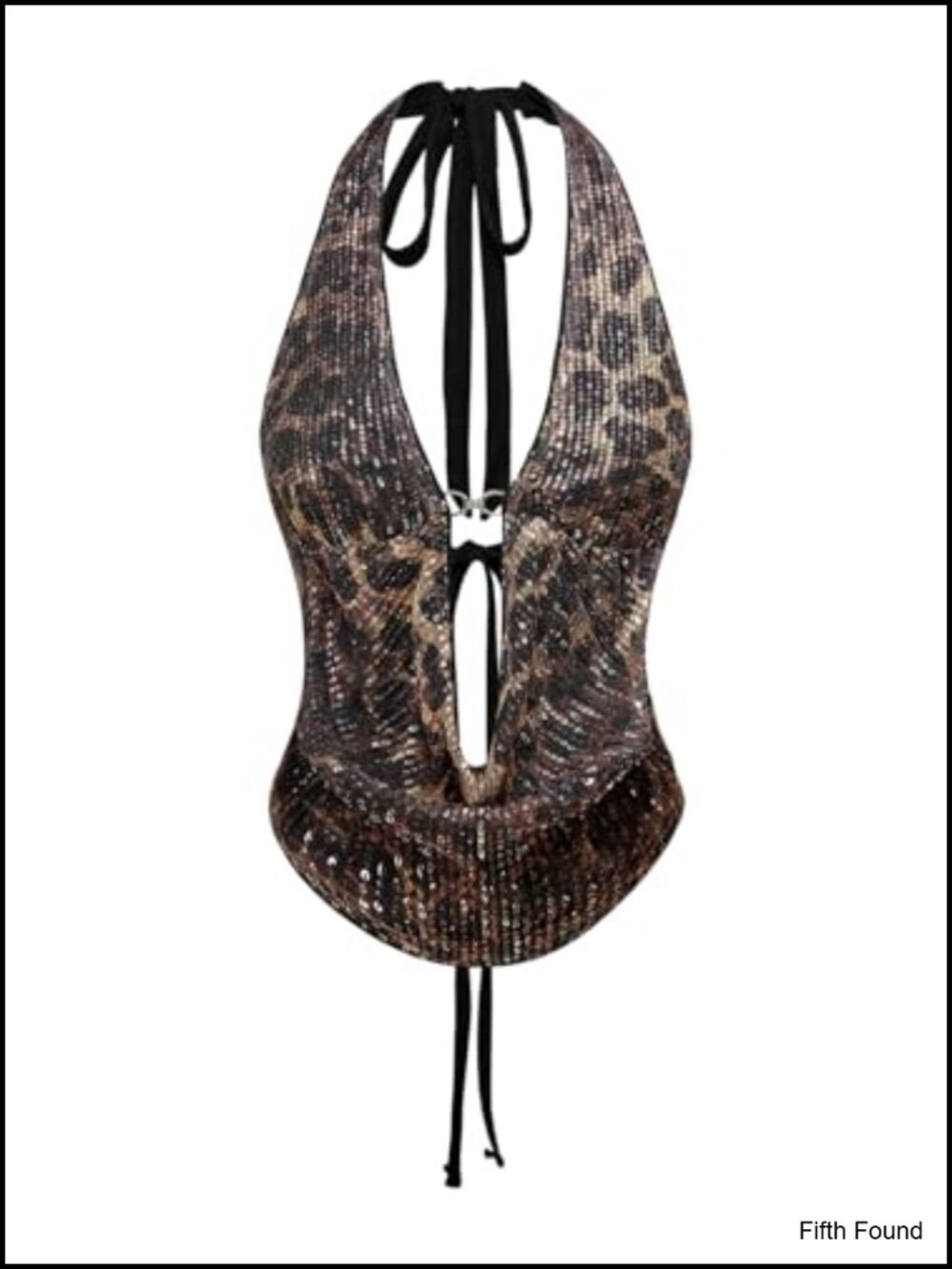 Sequin Halter Crop Top Y2K Going Out Top Sleeveless